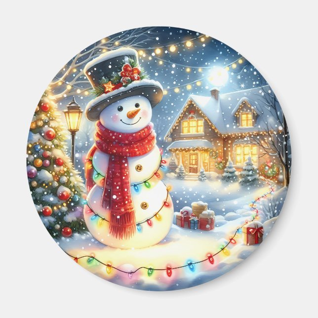 Imã Imagens de Natal - Decoração e Férias do Festivo F (Frente)