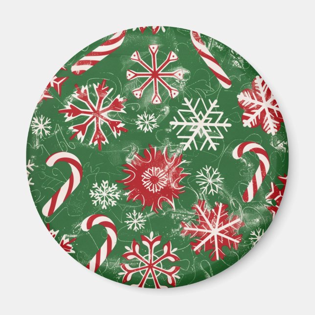 Imã Imagens de Natal - Decoração e Férias do Festivo F (Frente)