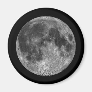 Imã Imagens lunares da Lua cheia do espaço