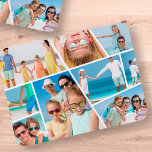 Ímã Imagens Personalizadas Modernas 9 Fotos de Colagem<br><div class="desc">Adicione nove (9) fotos personalizadas de sua família e amigos e do ano. Adicione suas fotos e,  se necessário,  desmascare o grupo de fotos e quadro,  ajuste a imagem contra o quadro e clique em máscara.</div>