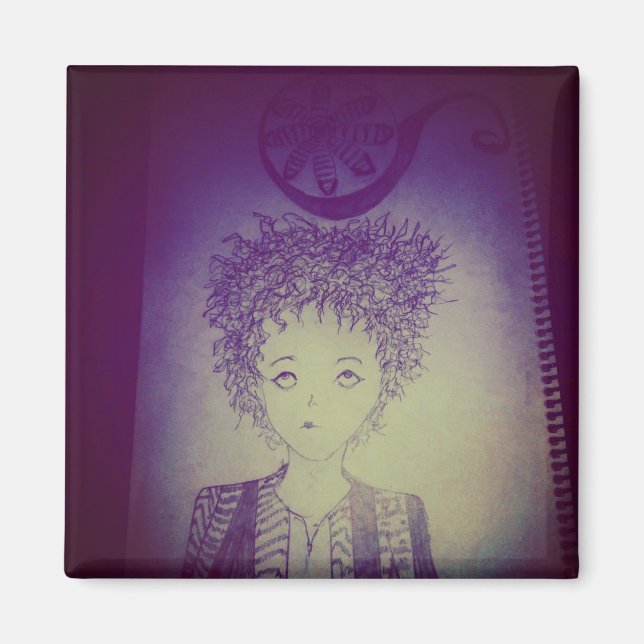 Imã Imaginação infantil (Frente)