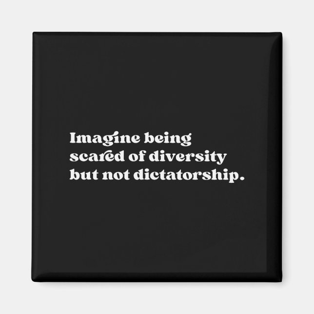 Imã Imagine ser Ed de Diversidade, mas não de Ditadura (Frente)