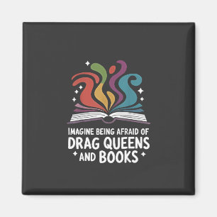 Imã Imaginem ter medo de rainhas e livros LGBT