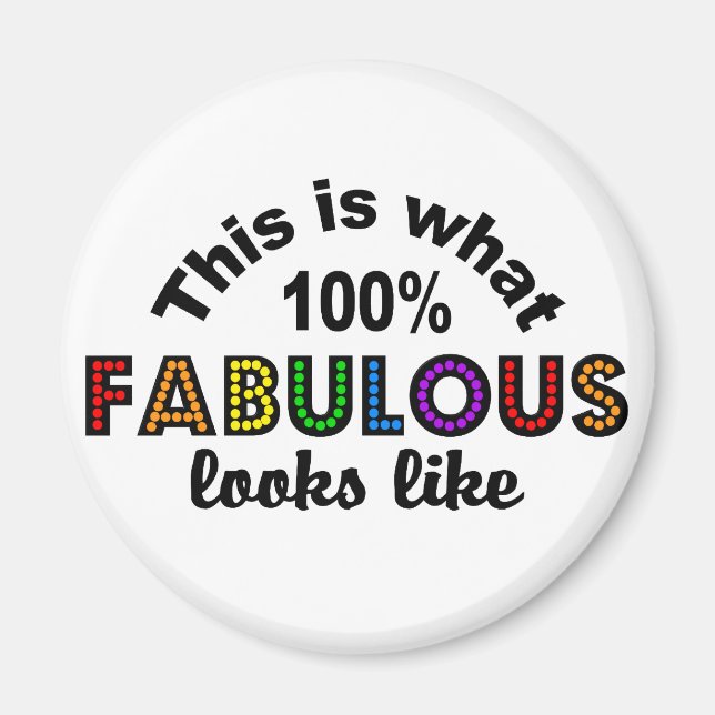 Imã Íman 100% FABULOSO (Frente)