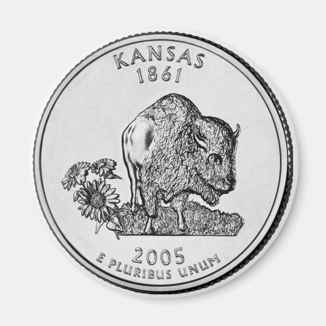 Imã Íman 2005 do Kansas State Quarter (Frente)