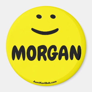 Imã Íman amarelo de sorriso MORGAN