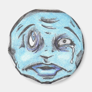 Imã Íman azul POO HEAD