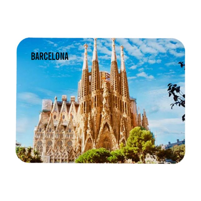Ímã Imán Barcelona Sagrada Família (Horizontal)