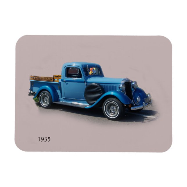 Ímã Íman Blue Truck 1935 (Horizontal)