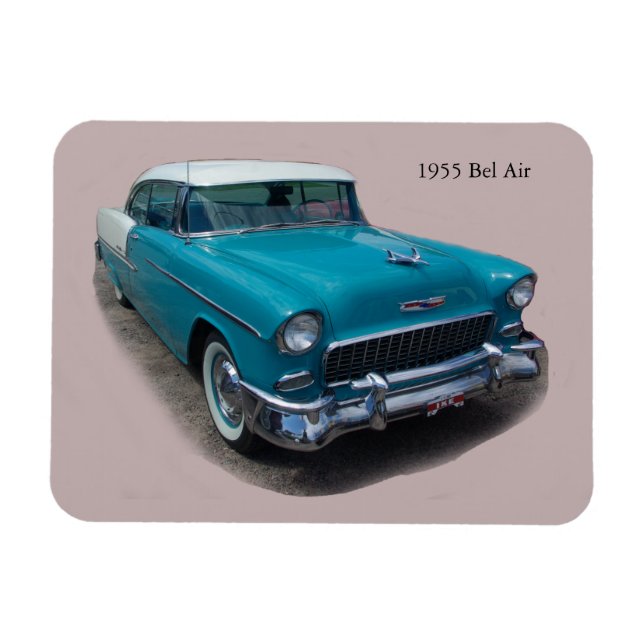Ímã Íman Blue/White Bel Air 1955 (Horizontal)