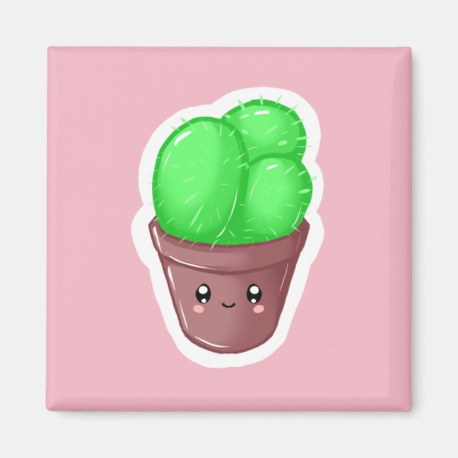 Imã Íman Cactus (Frente)