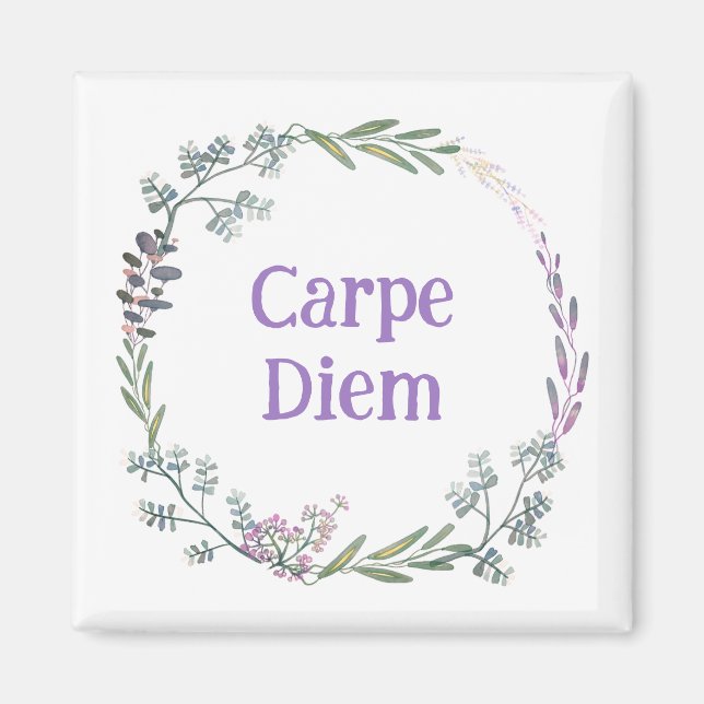 Imã Íman carpe diem (Frente)