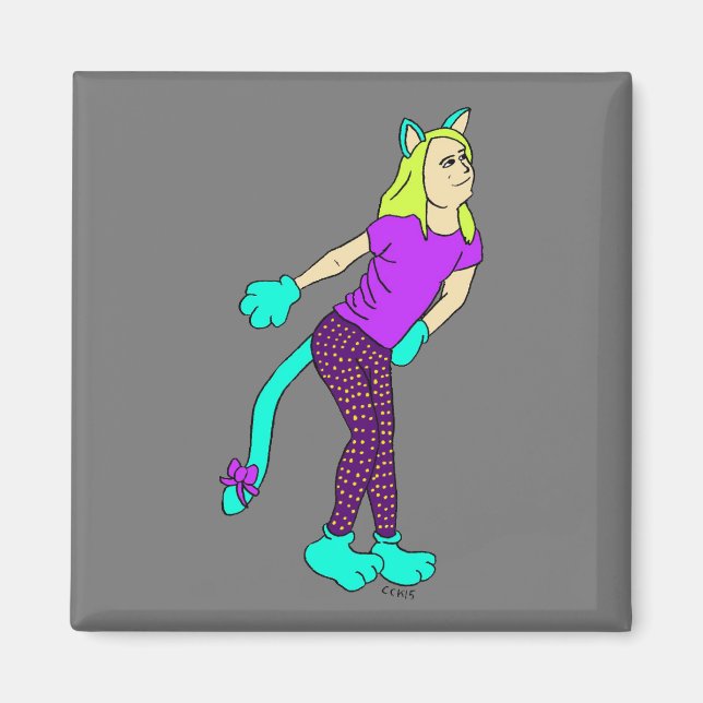 Imã íman catgirl (Frente)