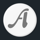 Imã Íman cinza A<br><div class="desc">Asexual? Não assexuado? Existem algumas pessoas na área de cinza entre elas. Mostre sua cinza de orgulho.</div>