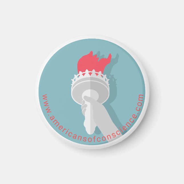 Imã Íman Círculo (Várias Dimensões) (Frente)