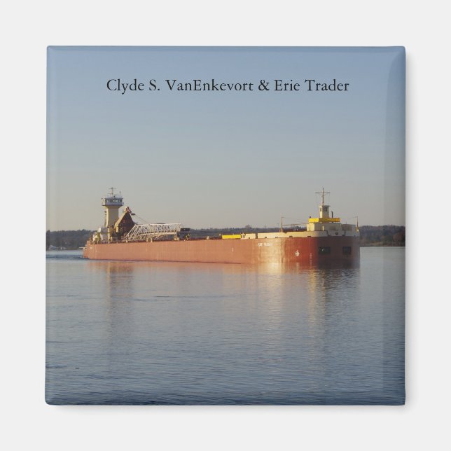 Imã Íman Clyde S. VanEnkevort & Erie Trader (Frente)