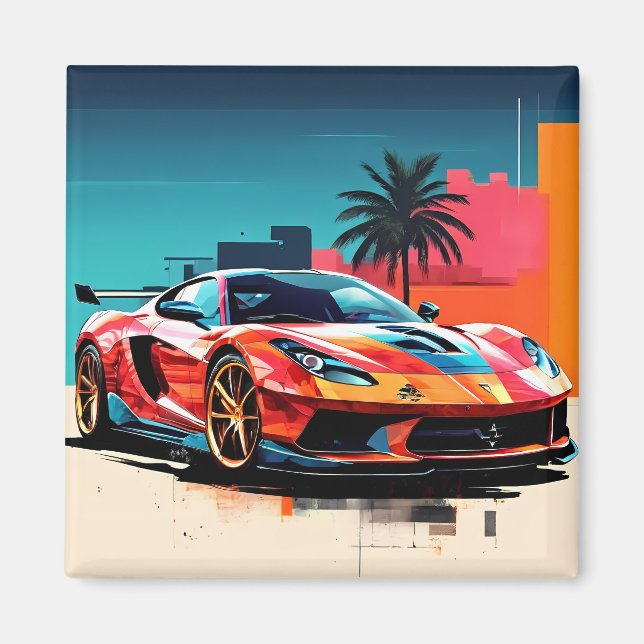 Imã iman coche deportivo #5 (Frente)