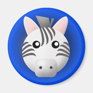 Imã íman com animal: zebra