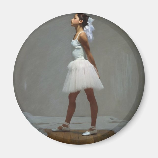 Imã Iman con Bailarina inspirada por Degas (Frente)