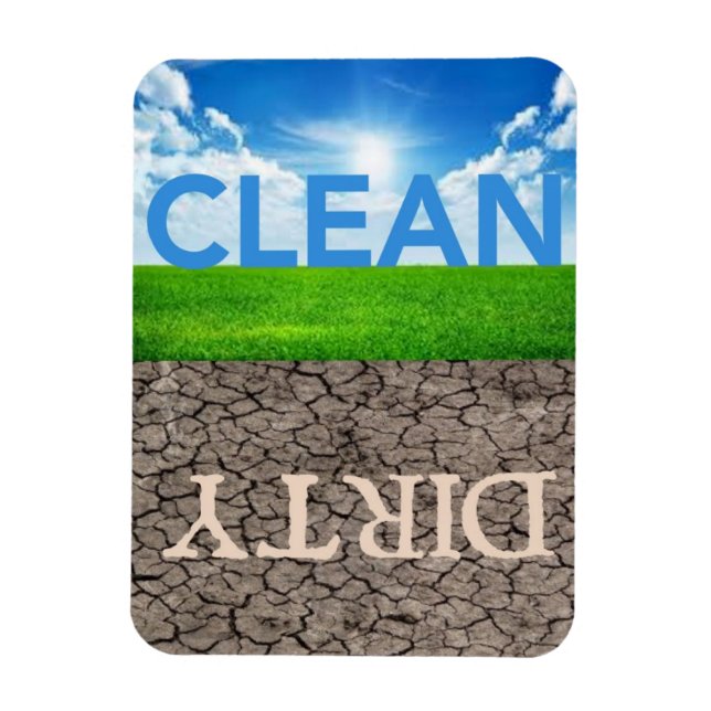 Ímã Íman de 3"X4" para máquinas de lavar louça suja (Vertical)