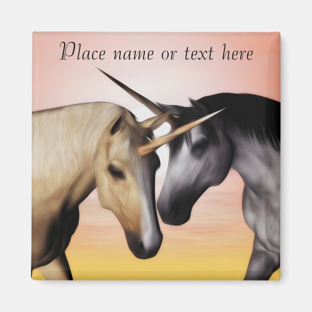 Imã Íman de amor Unicorn (Frente)