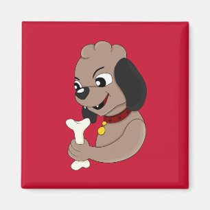 Imã Íman de animação de cachorros bonito