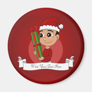 Imã Íman de animação do menino de Natal