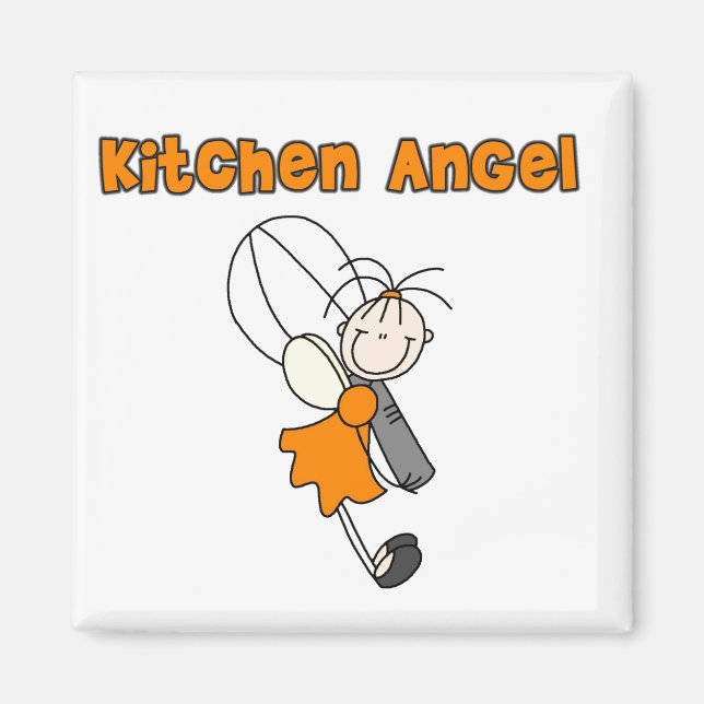 Imã Íman de Anjo Fada da Cozinha (Frente)