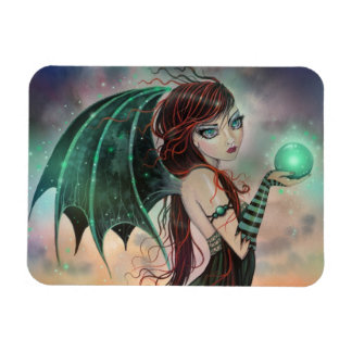 Ímã Íman de Arte Fantasia de Fada Vampira Gótica Peque