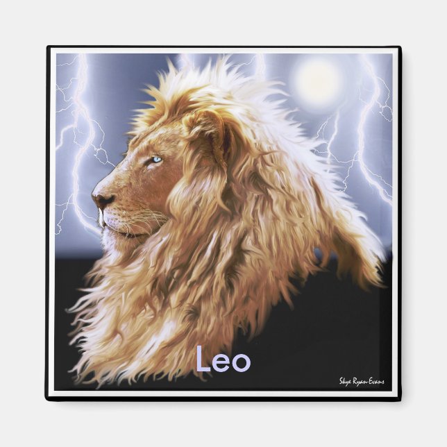 Imã Íman de Arte Lion "LEO" (Frente)