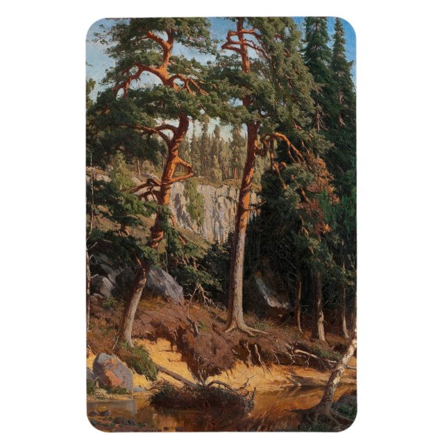 Ímã Íman de arte "Na Floresta" (Vertical)