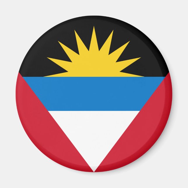 Imã íman de bandeira de Antígua e Barbuda (Frente)