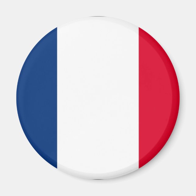 Imã íman de bandeira francesa (Frente)