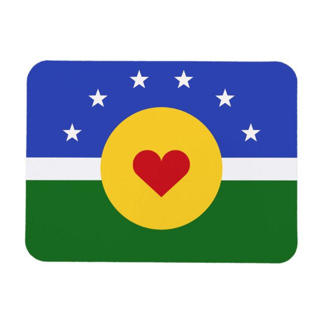 Ímã Íman de bandeira Jilltopia (Horizontal)