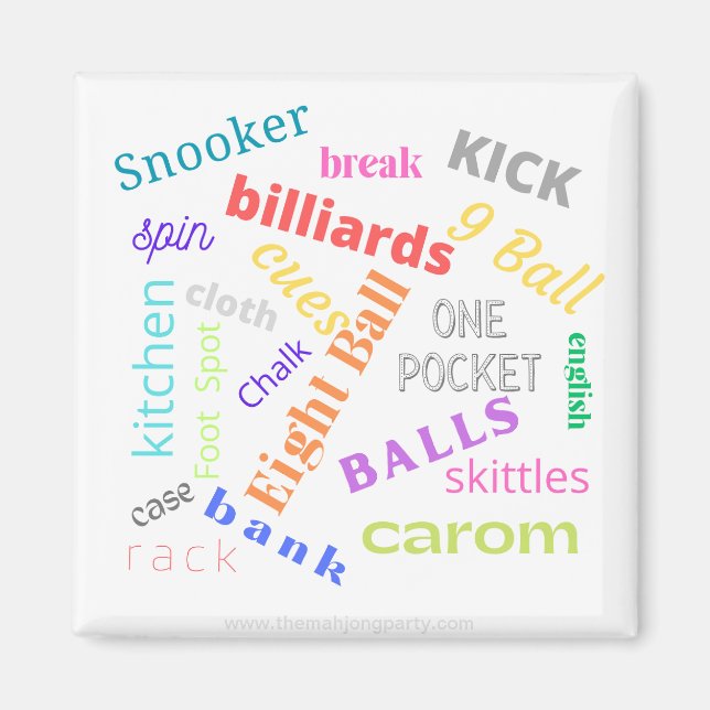 Imã Íman de bilhar (Frente)