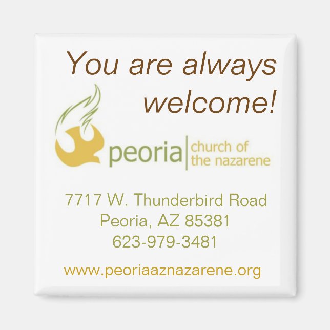 Imã Íman de boas-vindas (Frente)