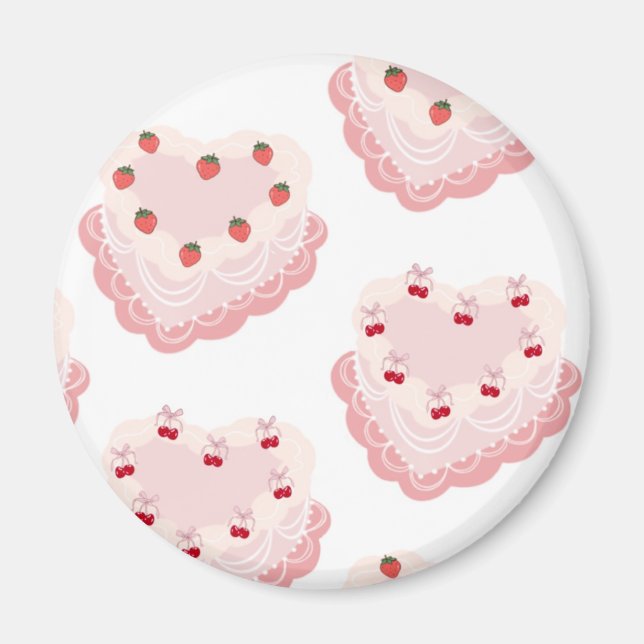 Imã Íman de bolo de vinho (Frente)