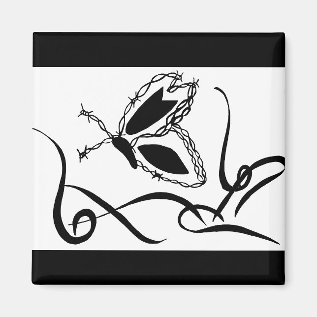 Imã Íman de borboleta (Frente)