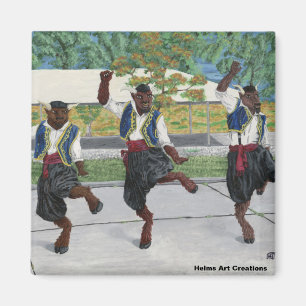 Imã Íman de Botão de Dança dos Minotaurs Gregos