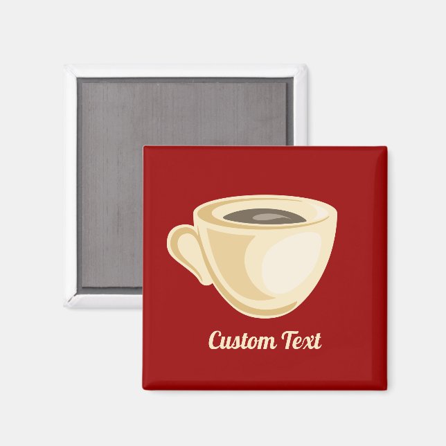 Imã Íman de café (Front/Back)