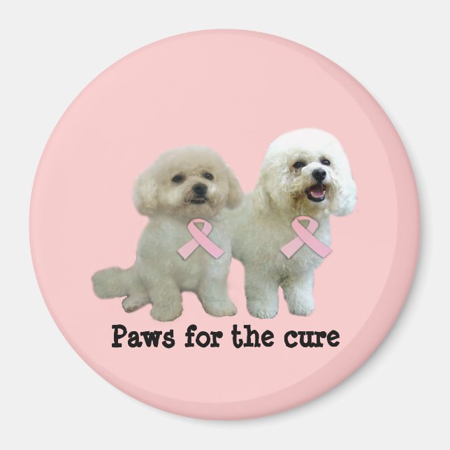 Imã Íman de Cancer de Mama Bichon (Frente)