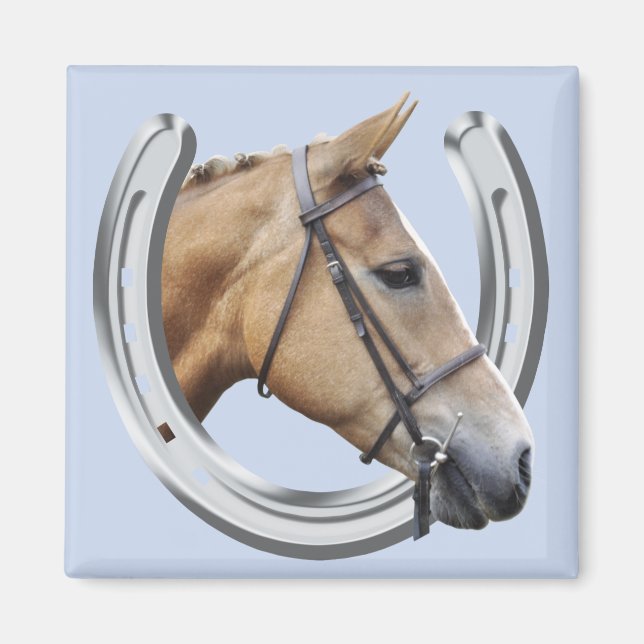 Imã Íman de cavalo âmbar (Frente)