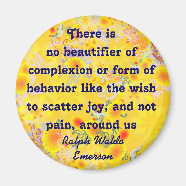 Imã Íman de citação Emerson (Frente)