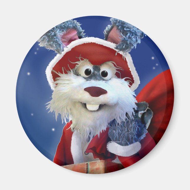 Imã Íman de coelho papai noel (Frente)
