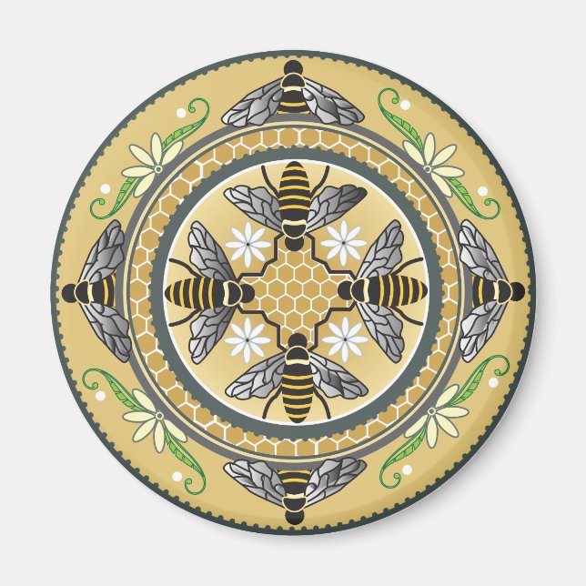 Imã Íman de colmeia (Frente)