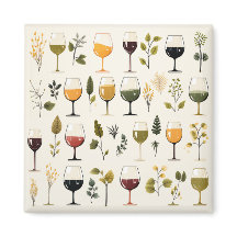 Íman de copos de vinho