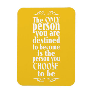 Ímã Íman de cor personalizada CHOICE de Motivação