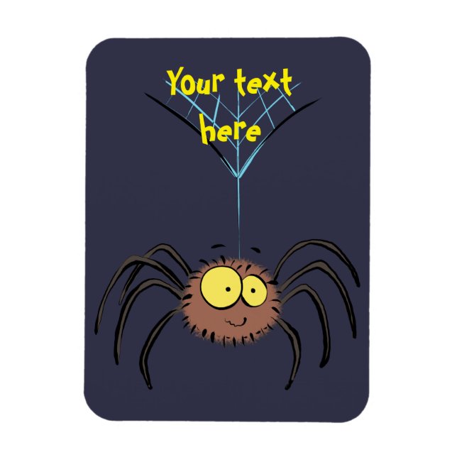 Ímã Íman de desenho de aranha bonito e adorável (Vertical)