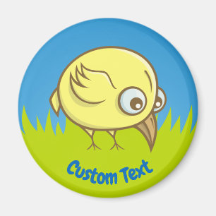 Imã Íman de desenho de aves amarelo