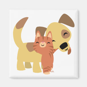 Imã Íman de desenho de gatinho e cães